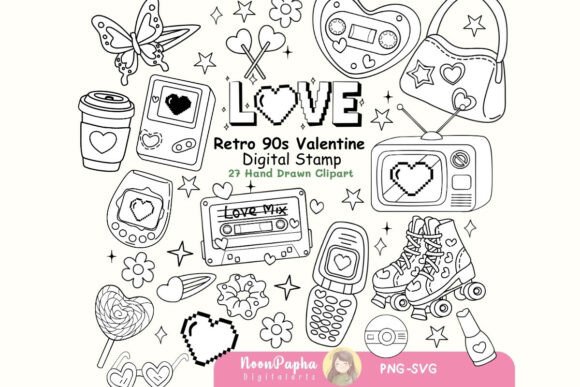 90s Digital Aesthetic: Graphics & Illustrations Review