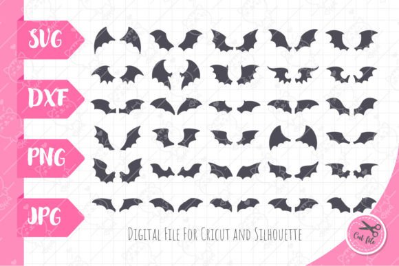 Bat Wing SVG for Cricut Devil Wing Graphics & Illustrations