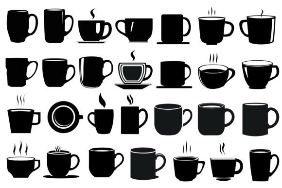 Coffee Mug Silhouette SVG: A Designer's Review for Embroidery