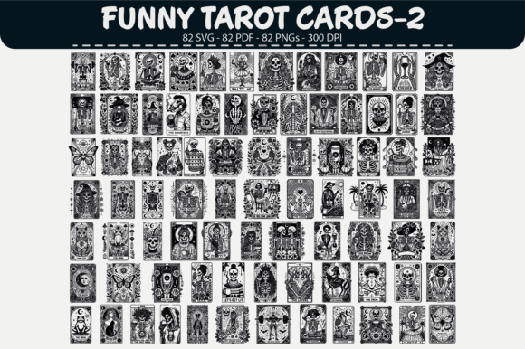 Funny Tarot Cards Vol-2 – 82 Designs: Graphics & Illustrations Review