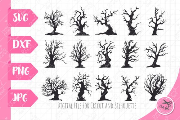 Ghost Tree SVG Halloween Element: A Designer's Review