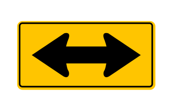 Road Sign Double Arrow Graphics & Illustrations Review
